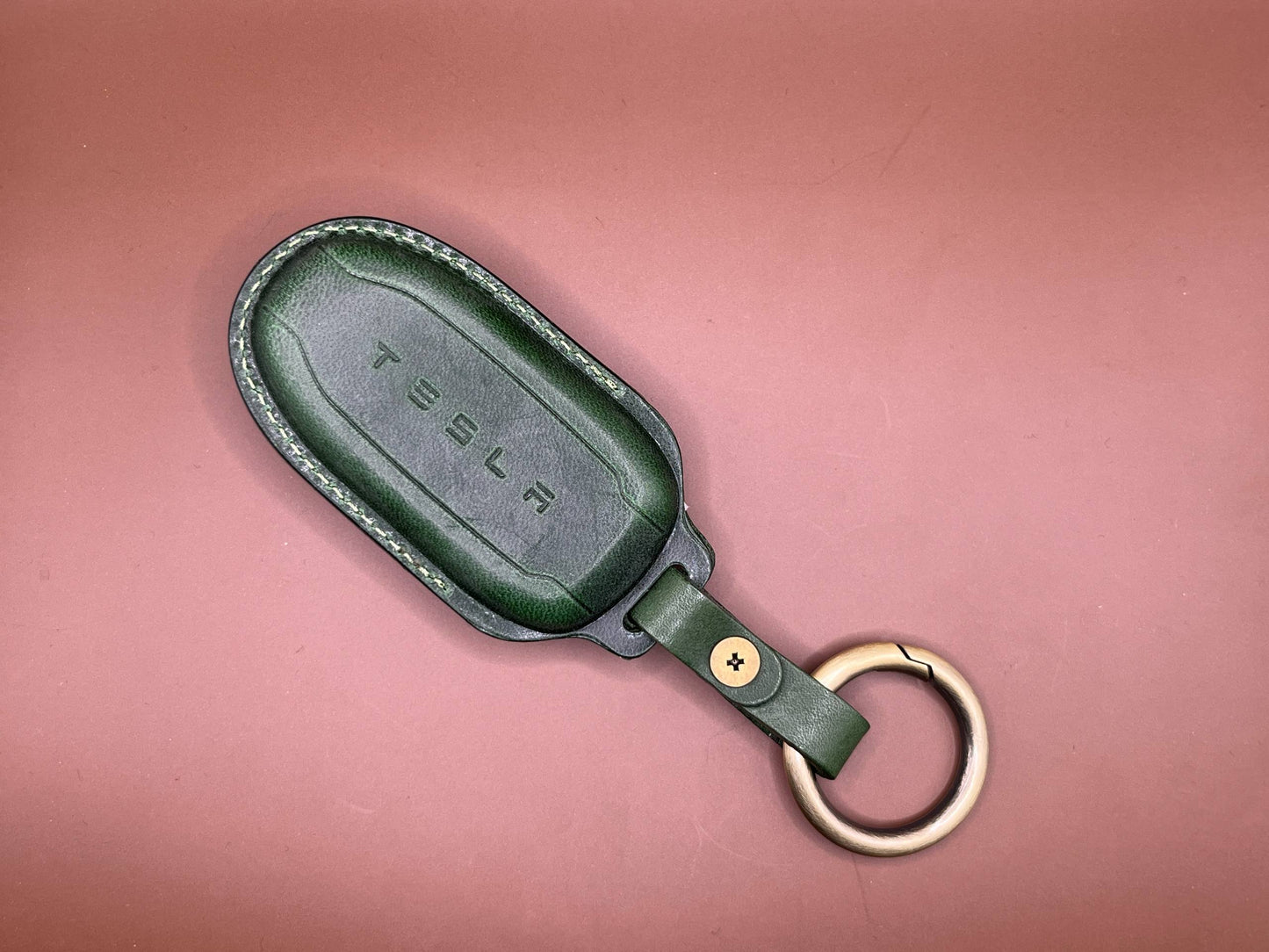 Tesla Type - C Skórzany Zielony
