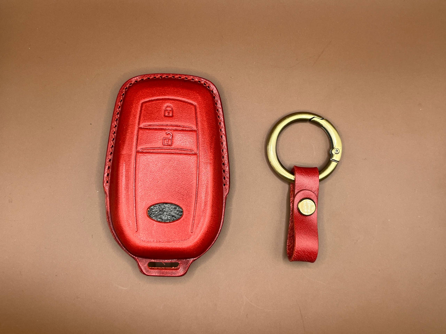 Toyota Type - K Skórzany Czerwony