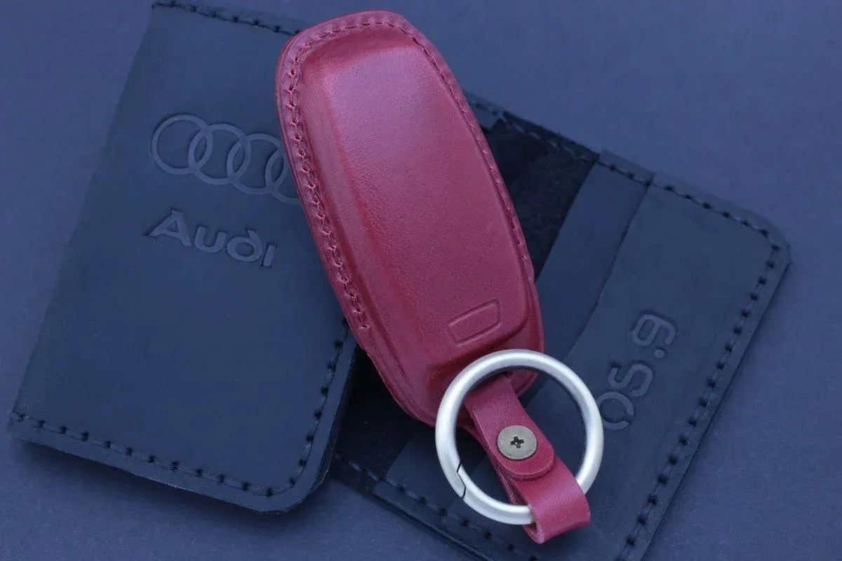 AUDI Type - E Skórzany Czerwony