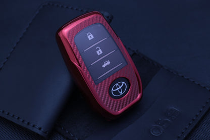 Toyota Type - K,J Karbon Czerwony przezroczysty