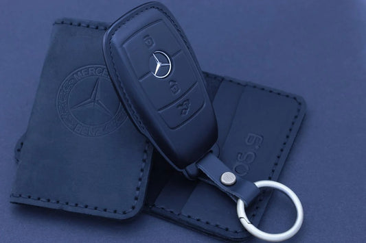 Mercedes Type - C Skórzany Czarny