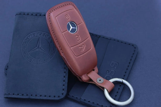 Mercedes Type - C Skórzany Brązowy