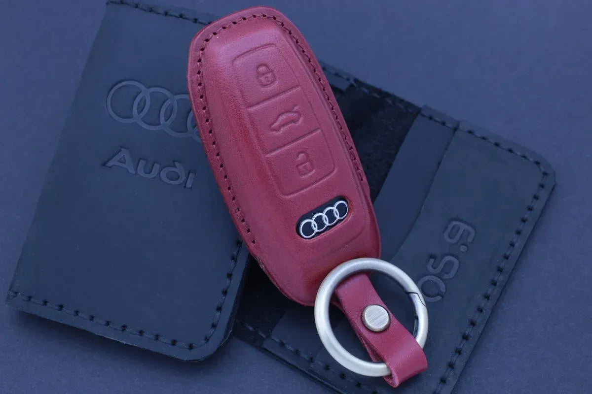 AUDI Type - E Skórzany Czerwony