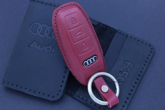 AUDI Type - E Skórzany Czerwony
